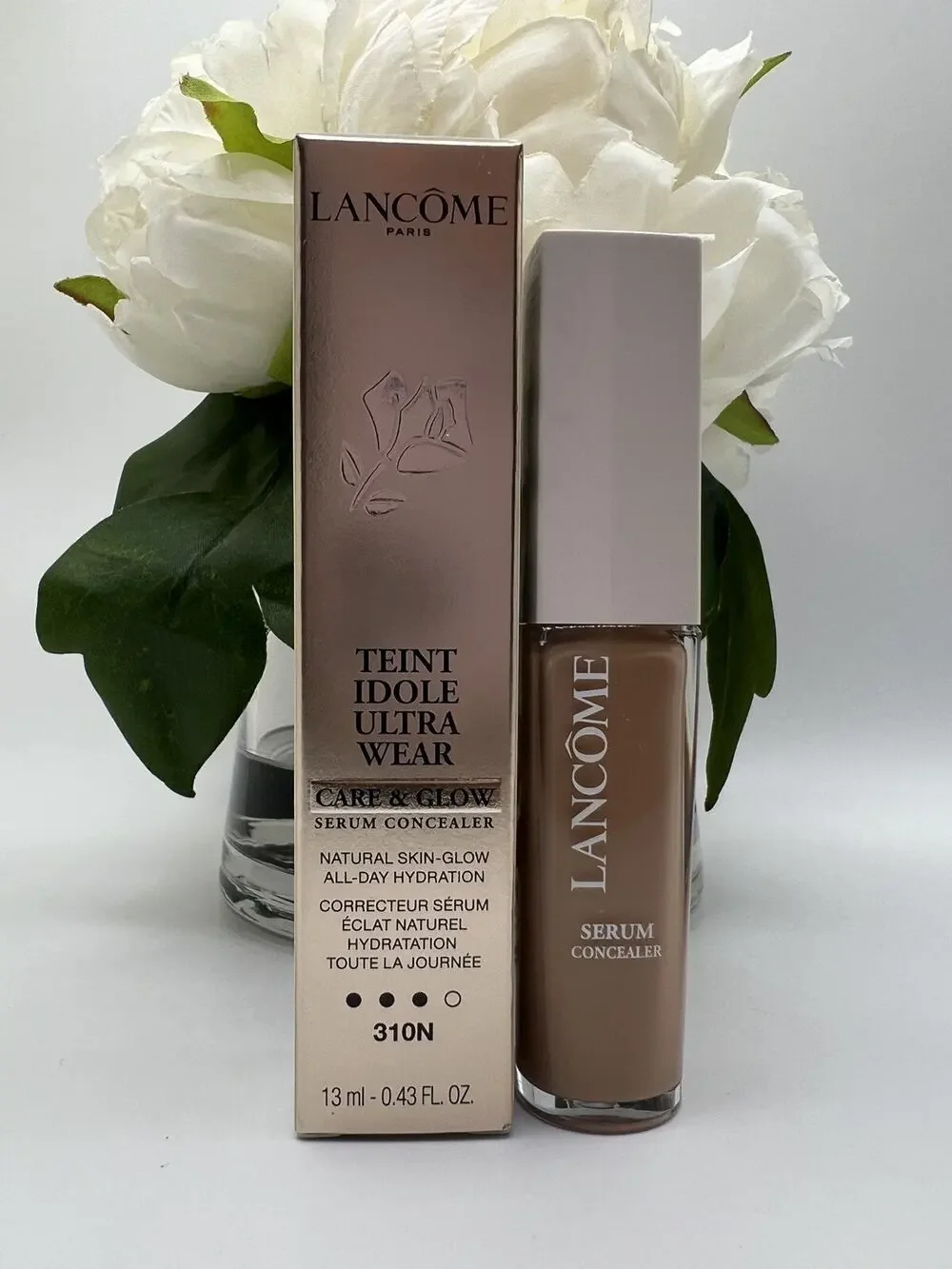 Lancome Teint Idole Ultra Wear Care & Glow Serum Concealer #310N 0.43 Fl Oz